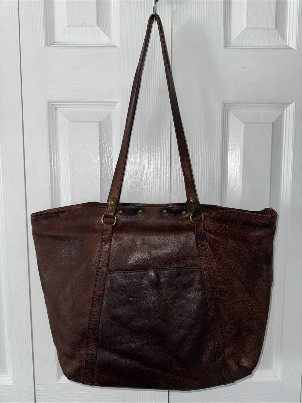 Patricia Nash Benvenuto Tote dark brown Large shoulder bag
